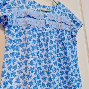Floral granny nightgown